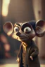 Placeholder: mr bean as funky mouse, 4k, trending on artstation, depth of field, high detail, backlit