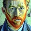 Placeholder: VAN GOGH CUTTING HIS OWN EAR