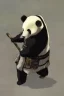 Placeholder: Panda in samurai armour