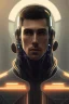 Placeholder: cyberpunk, head, men, portrai, tron