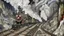 Placeholder: A railway covered in smoke painted by Jean Dubuffet