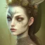 Placeholder: karlan, plant metal, feathers, Dryad, fae, sidhe, ominous, nature, plants, wildflower, facepaint, dnd character portrait, intricate, oil on canvas, masterpiece, expert, insanely detailed, 4k resolution, retroanime style, cute big circular reflective eyes, cinematic smooth, intricate detail , soft smooth lighting, soft pastel colors, painted Renaissance style, 800mm lens