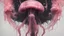 Placeholder: photo RAW, (Black and pink : Portrait of a ghostly jellyfish, shiny aura, highly detailed, gold filigree, intricate motifs, organic tracery, by Android jones, Januz Miralles, Hikari Shimoda, glowing stardust by W. Zelmer, perfect composition, smooth, sharp focus, sparkling particles, lively coral reef background Realistic, realism, hd, 35mm photograph, 8k), masterpiece, award winning photography, natural light, perfect composition, high detail, hyper realistic