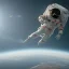 Placeholder: astronaut falling from earth to atmosphere, full body detail, unreal 5, octane render,cinema4d, dynamic lighting, 8k, redshift render, highly, hyperrealism ultra detailed, hyper realistic.