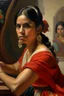 Placeholder: mexican woman painting neoclassism