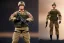 Placeholder: G.I. Joe toy doll soldier nylon Donald Trump, gun,boots, helmet, nose