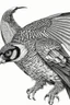 Placeholder: "Create an AI line art piece featuring the Peregrine Falcon, half body short, one of nature's fastest and most agile predators. Capture the bird in flight, showcasing its incredible speed and grace. Highlight the intricate details of its feathers and the intensity in its eyes, embodying the essence of this magnificent raptor."