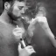 Placeholder: a man wich is smoking with a cigarette