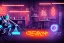 Placeholder: human cleaning batteries of cyborgs,centered, detailed, 8k, fabrik , arbeit, sklaverei,cyberpunk art, neon signs, wide angle,