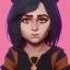 Placeholder: Portrait of an adorable witch kid by Nick Harris