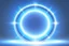 Placeholder: a magic bright portal shine into the cosmo with a big vertical radius of light. the background is white and light blue