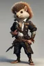 Placeholder: squirrel hedgehog mix humanoid pirate