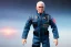 Placeholder: Mike pence G.i. joe toy doll space force uniform in a clear clamshell package hanging on rack in toystore