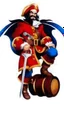 Placeholder: Captain Crunch standing in a captain morgan pose