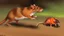 Placeholder: mexican kicking a red rat