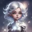 Placeholder: Amelia the Silverflash in cute ethereal art style