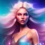 Placeholder:  full body white goddess woman glitter smiling long blond hair blue eyes in a galactic ambiance, delicate colors in the foreground, full of details, smooth, light effect，vaporwave colorful, smooth, extremely sharp detail, finely tuned detail, ultra high definition, 8 k, ultra sharp focus