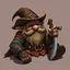 Placeholder: western dwarf bandit relaxing realistic art