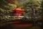 Placeholder: a ancient japanese temple in the middle of a forest mear a small river, extremely highly detailed, high quality, 8k hdr, octane render, unreal engine 5, hyperrealistic, concept art, trending on artstation, dramatic lighting, cinematic, high coherence, path tracing, ruins, clouds in the sky, singular building, centered