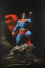 Placeholder: Oil on canvas, chiaroscuro, deep shadows, fairytale, 16th century masterpiece, rich deep colors, highly detailed portrait Superman, long black hair, blue eyes, slight smile, Boris Vallejo, Frank Frazetta, Julie bell, Caravaggio, Rembrandt, Michelangelo, Picasso, Gilbert Stuart, Gerald Brom, Jim Lee, Alex Ross, Dorian Vallejo, Stan Lee Lunar Display, northern lights, glowing, beautiful, Boris Vallejo, Frank Frazetta, Julie bell, Caravaggio, Rembrandt, Michelangelo, Picasso, Gilbert Stuart, Gerald