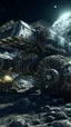 Placeholder: asteroid mining construction with big machine