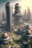 Placeholder: Modern futuristic Delhi Capital Region in 2100