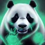 Placeholder: A panda furry with mint fur color that can use ice rainbow superpowers