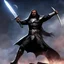 Placeholder: gangsta klingon rises his Bat'leth above his head, he has his feet on his victim