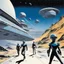 Placeholder: [illustration by Jean-Claude Mézières (1967] )Valérian and Laureline, futuristic spatio-temporal French special agents, navigate the ever-shifting landscapes of time and space with a grace born of experience and a resolve tempered by duty. Armed with advanced technology and unwavering determination, they traverse the corridors of time, unraveling the mysteries of the past and safeguarding the sanctity of the future.