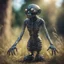 Placeholder: electric egyptian mummy troll in the style of giger, in t-pose made from tinted murano glass in long grass ,bokeh like f/0.8, tilt-shift lens 8k, high detail, smooth render, down-light, unreal engine,bokeh like f/0.8, tilt-shift lens 8k, high detail, smooth render, down-light, unreal engine