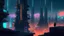 Placeholder: Cyberpunk City skyline