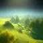 Placeholder: fractal landscape, volumetric fog, rays, lazer, godray