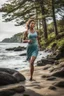 Placeholder: Then it's down to the shore, where wind and water meet in her soul. Modern edges blur with ancient vibes as Fiona strides between worlds, keeping tradition fresh as the tidal surge. Aye, the lass has a gift for bridging past and future while honoring both. And last but not least, my woodland wonder down at the gym, gearing up for a workout to wake the gods! Painted in forest shadows with fiery braids flying loose, this is a soul fully alive and alight. A show worth more than all the fame and for