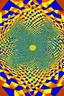 Placeholder: the simulation begins within; surrealistic optical art