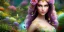 Placeholder: bright fairy, beautiful portrait, flowery landscape