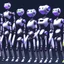 Placeholder: Diverse group of robots singing