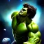 Placeholder: [[The Hulk wearing an astronaut suit and floating in space near a galaxy]] :: head and shoulders portrait, 8k resolution concept art portrait by Greg Rutkowski, Artgerm, WLOP, Alphonse Mucha, dynamic lighting, hyperdetailed, intricately detailed, Splash art, trending on Artstation, triadic colors, Unreal Engine 5, volumetric lighting