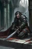 Placeholder: Strahd Von Zarovich slumped over, impaled on the sword of his enemy