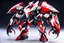 Placeholder: big venom robot with red and white color schemes, in the style of fairy academia, hard-edge style, agfa vista, dynamic pose, oshare kei, hurufiyya, rtx, close picture, intricate details, highly detailed, high details, detailed portrait, masterpiece,ultra detailed, ultra quality