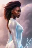 Placeholder: hyper realist, hyper detailed, stunningly beautiful Storm X-Men, athletic realistic body, by greg rutkowski, magali villeneuve, artgerm, wlop, rossdraws, concept art, digital painting