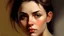 Placeholder: female face front republic french oil panting