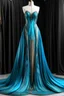 Placeholder: Atlantis world distopic Poseidon mith inspired runway dress gown