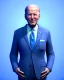 Placeholder: Waist up Portrait, joe Biden as muppet Sesame Street, Blue suit retro style, photo studio, unreal engine 5, concept art, art station, god lights, ray tracing, RTX, lumen lighting, ultra detail, volumetric lighting, 3d.