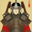 Placeholder: Ukiyo-e Style , Male Samuri in armour