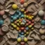 Placeholder: Wood, pastel colors, crepusculare, monde, stone cold, spirale, olive,comete, spiner, brown, yelow, white, red, cubes, cups, abstract art,creme,