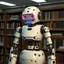 Placeholder: librarian robot