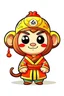 Placeholder: A cute cartoon Chinese Mongolian character
