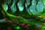 Placeholder: Immersive​ fantasy elven forest blossom river 4k full hd