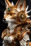 Placeholder: Kitsune Steampunk calidad ultra intrincado hiperdetallado (full body : 1.5)