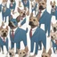 Placeholder: make one realistic business dog that is made of shapes and has a suit on looks a little like crystals with arms mindst 2048 x 1152 pixels og højst 6 MB